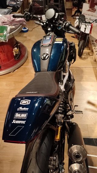 Indian FTR1200R Carbono Azul Edición Limitada