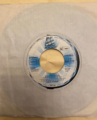 Stevie Wonder 45 giri Songs in the Key of Life