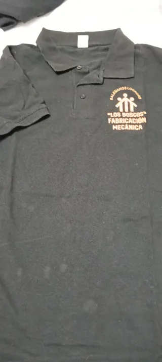 Lote 2 polos trabajo manga corta y larga