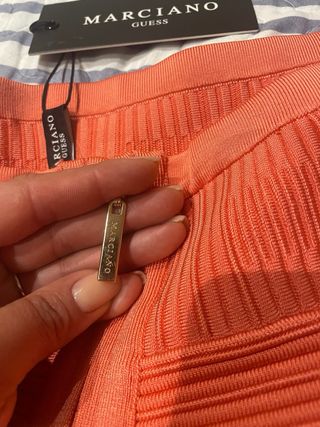 Vestido Guess Naranja Talla L