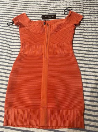 Vestido Guess Naranja Talla L