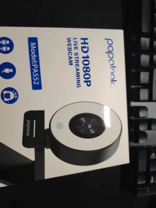 Webcam Ppalook HD 1080p Aro Luz