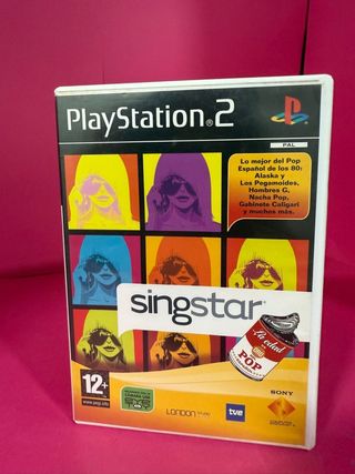 Videojuego PS2 Singstar La Edad de Oro del Pop