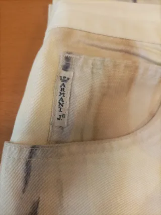 Pantalones Beige y Gris