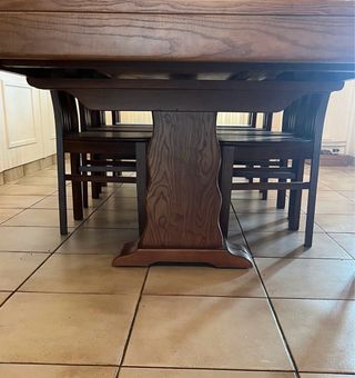 Mesa extensible hasta 6 metros con 10 sillas