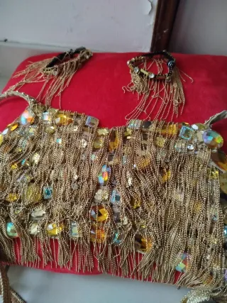 Top Latino Oro Multicolore