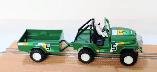 Jeep Laredo+ Carro - Verde - Scalextric sts  4x4