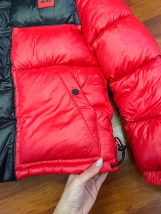 Giubbotto Hugo bomber nero/rosso S con gruccia