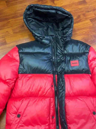 Giubbotto Hugo bomber nero/rosso S con gruccia