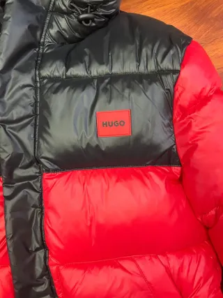 Giubbotto Hugo bomber nero/rosso S con gruccia