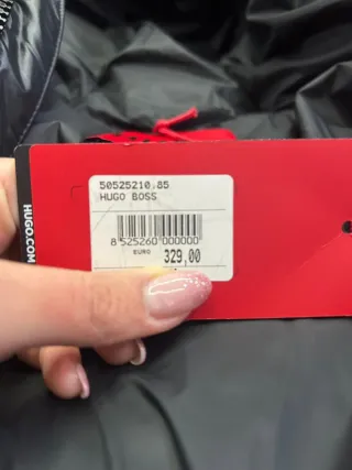 Giubbotto Hugo bomber nero/rosso S con gruccia