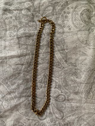 Cadena de acero inoxidable dorada