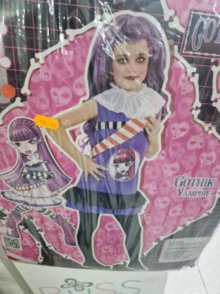 Disfraz Vampira Gótica 10-12 años