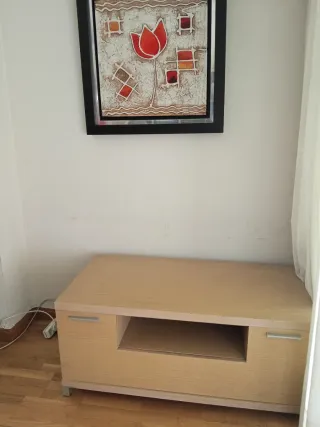 Mueble TV madera y metal