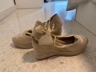 Espartos Beige y Oro Talla 39