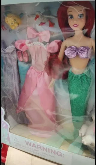 Lote Muñecos La Sirenita Disney Nuevo