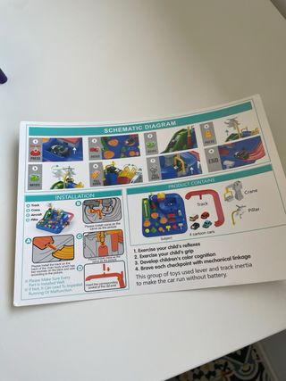 Circuito de coches motricidad fina