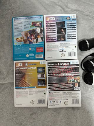 Pacchetto Giochi Karaoke Wii + Microfoni