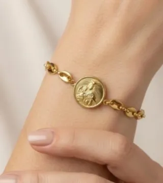Pulsera chapada oro 18kt