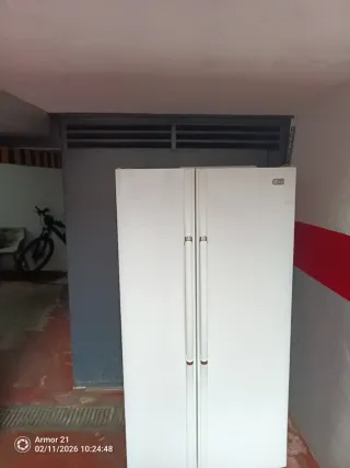 Nevera Americana Whirlpool Blanca