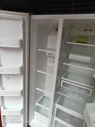 Nevera Americana Whirlpool Blanca