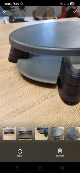 Soporte Elevador Monitor Giratorio Fellowes