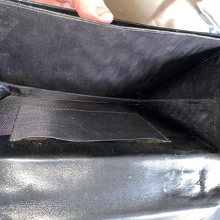 Bolso de fiesta piel negro y dorado