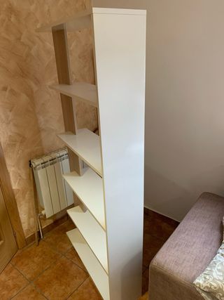 Estantería 5 baldas blanca Habitdesig