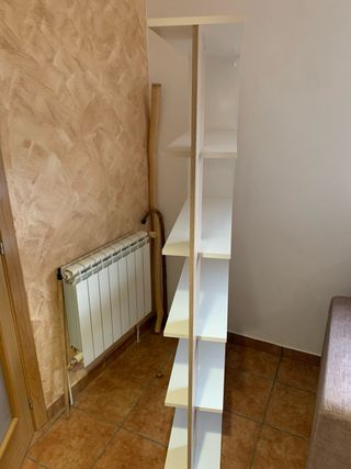 Estantería 5 baldas blanca Habitdesig