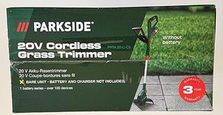 Parkside® PRTA 20-Li C3 - Desbrozadora con batería de 20 V, sin batería ni Cargador, Recortadora, Ancho de Corte: 24 cm Aprox