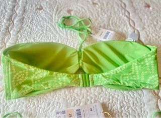 Bikini verde estampado Talla M