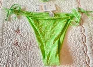 Bikini verde estampado Talla M