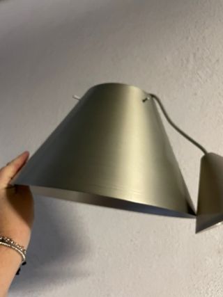 Lámpara colgante metal gris