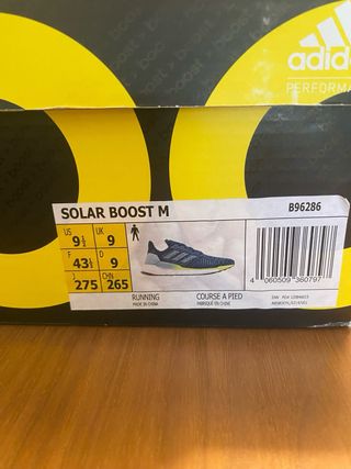 Zapatillas Adidas Solar Boost M Talla 9