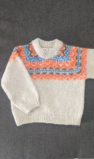 Jersey infantil Fair Isle Zara