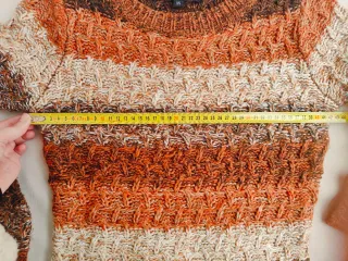 Jersey Koroshi rayas marrones y naranjas XS