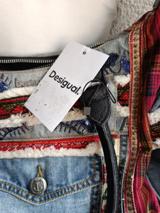 Bolso Desigual grande vaquero patchwork
