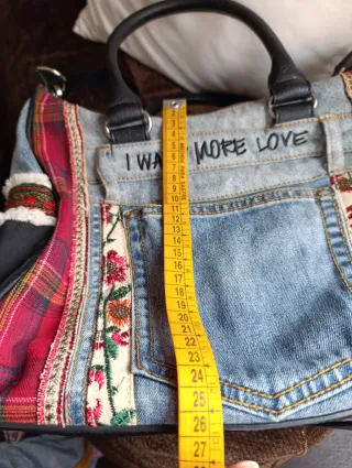 Bolso Desigual grande vaquero patchwork
