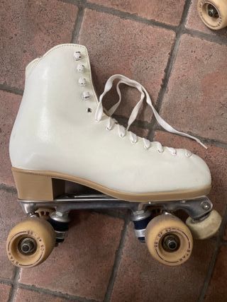 Pattini a rotelle Risport Etoile bianchi