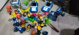 Lote Pinypon: Coche, Moto, Policía y Figuras