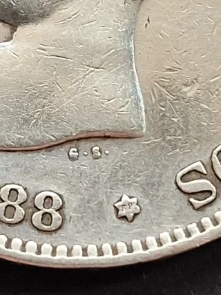 Moneda 5 Pesetas Plata 1888 Alfonso XIII