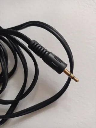 Cavo audio nero jack