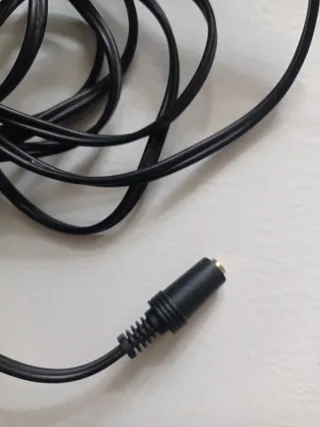 Cavo audio nero jack