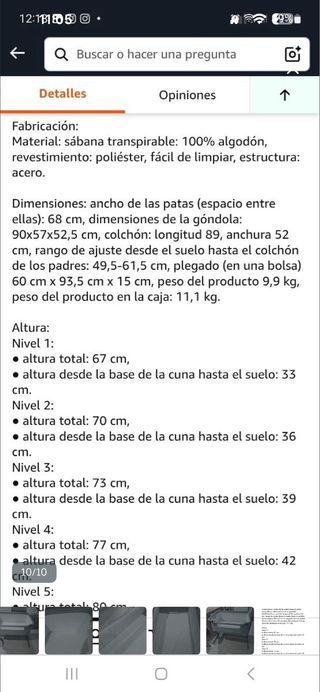 Cuna Kinderkraft Nest Up 2 en 1