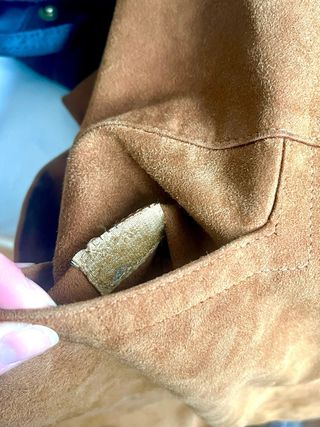 LIQUIDACIÓN: Chaqueta marrón de piel auténtica