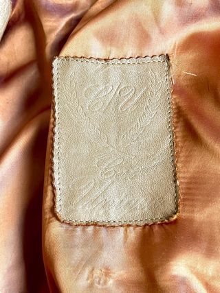 LIQUIDACIÓN: Chaqueta marrón de piel auténtica