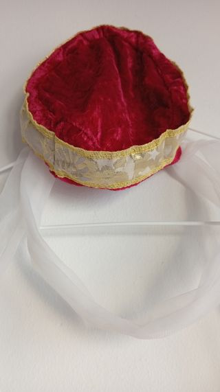 Disfraz princesa Terciopelo Tocado o pirata