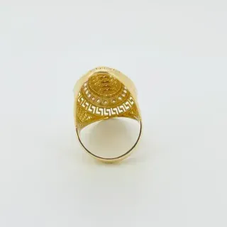 LANZADERA GRANDE CON GRECA AZUL