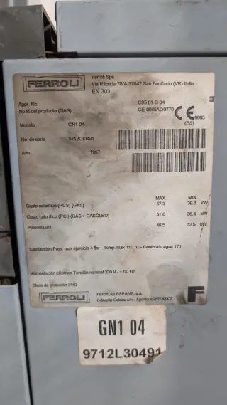 Caldera + Deposito + Bomba