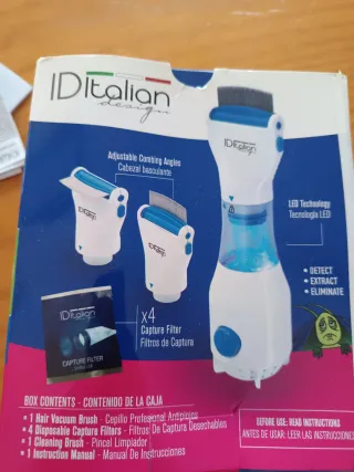 Máquina antipiojos iDItalian con filtros